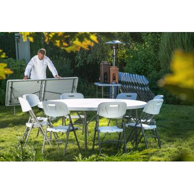 Cateringová židle, AmerBox, max. nosnost 175 kg., Bílá, 540x440x(H)840mm | 810965